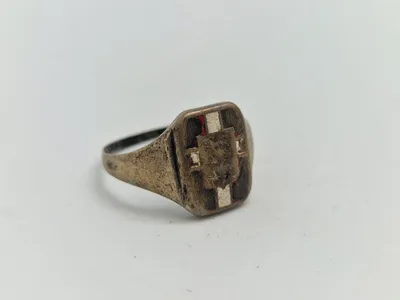 Original dansk national ring lavet af 830 sølv