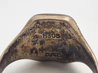 Original dansk national ring lavet af 830 sølv