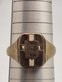 Original dansk national ring lavet af 830 sølv