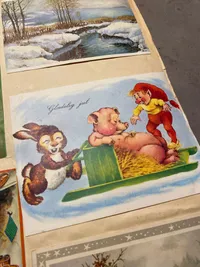 Stor samling julekort 1920’erne-1950’erne