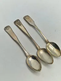Samling sølvbestik - vægt 191,6 gr