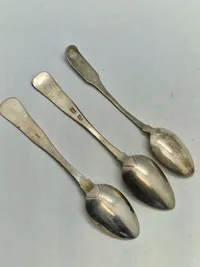 Samling sølvbestik - vægt 191,6 gr