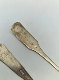 Samling sølvbestik - vægt 191,6 gr