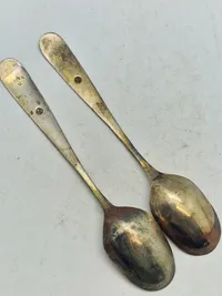Samling sølvbestik - vægt 191,6 gr