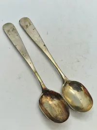 Samling sølvbestik - vægt 191,6 gr