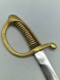 Original miniature livgarde sabel - givet som gavet til dem som har arbejdet med indkøb af disse