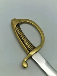 Original miniature livgarde sabel - givet som gavet til dem som har arbejdet med indkøb af disse
