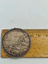 Original sølvmedalje  fra 1759