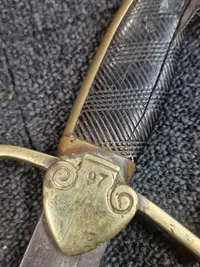 Dansk landkadet sabel model 1802