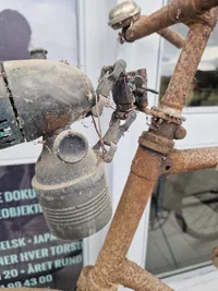 Sjælden original tysk WW2  truppenfahrad - har stået urørt på loft siden krigen