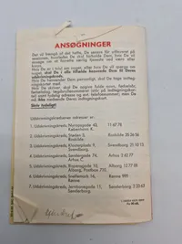 Samling diverse militære papirer mm.