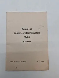 Samling diverse militære papirer mm.