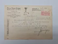 Originalt tysk brev fra 1943
