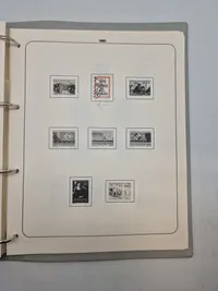 Dansk frimærke album - godt udfyldt