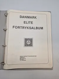 Dansk frimærke album - godt udfyldt