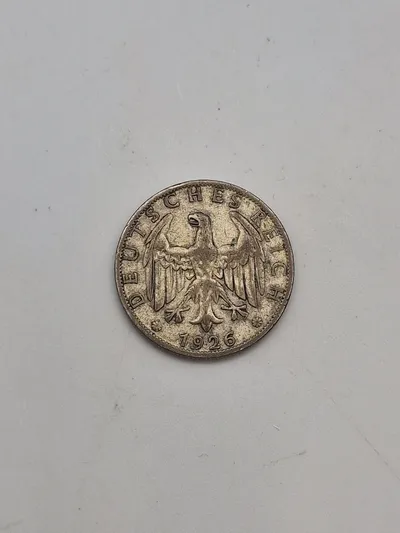 Original 2 Reichmark af sølv - 1926