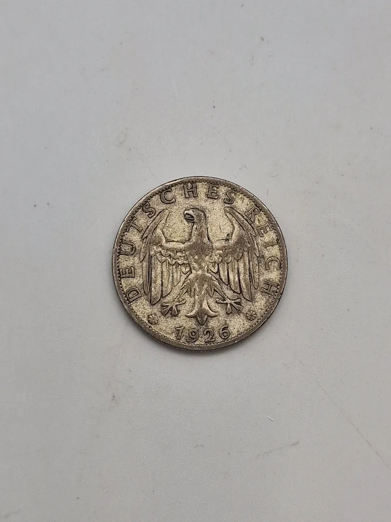 Original 2 Reichmark af sølv - 1926