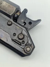 Original Accles & Shelvoke "CASH" Captive Bolt Pistol - bruger løse kaliber 22 patroner som skyder en bolt frem - bliver også kaldt “Cattle killer”
