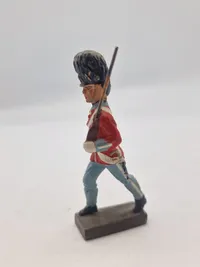 Original linoliumsfigur forstillende dansk garder