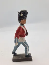 Original linoliumsfigur forstillende dansk garder