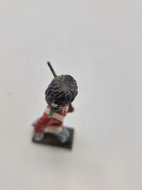 Original linoliumsfigur forstillende dansk garder