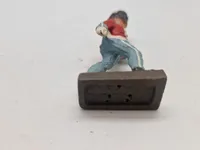 Original linoliumsfigur forstillende dansk garder