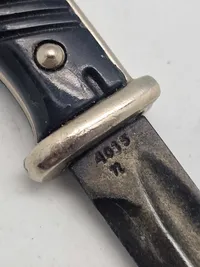 Original papirkniv udformet som tysk udgangsbajonet - ww2