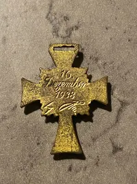 Originalt Mutterkreuz (miniature) i guld