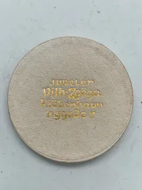 Original mønt fra Foreningen til dyrenes beskyttelse i Danmark - 1875