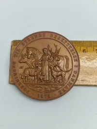 Original mønt fra Foreningen til dyrenes beskyttelse i Danmark - 1875
