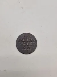 Original dansk 1 skilling 1771