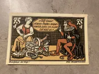 Original tysk Notgeld pengeseddel