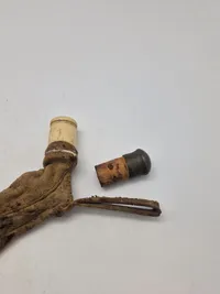 Samling originale krudtpunge og horn
