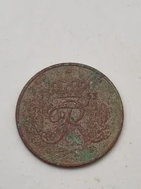 Samling originale danske mønter bl.a. skillingsmønter