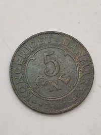 Samling originale danske mønter bl.a. skillingsmønter