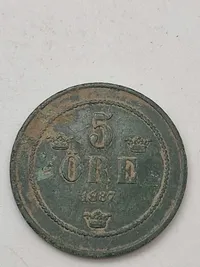 Samling originale danske mønter bl.a. skillingsmønter