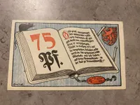 Original tysk Notgeld pengeseddel