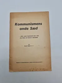 Originalt eks. af kommunismens onde sæd - (Nazistisk propaganda)