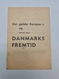 Original dansk hverveflyer for indmeldelse i Waffen-SS