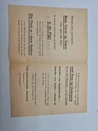Original dansk hverveflyer for indmeldelse i Waffen-SS