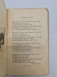 Originalt eks. af DNSAP’s den brune sangbog