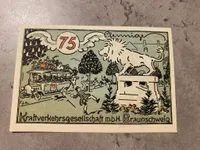 Original tysk Notgeld pengeseddel