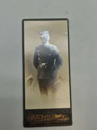 Samling originale danske militære visitkort fotos