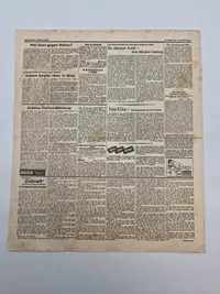 Original tysk avis - ww2 Sort propaganda lavet i London