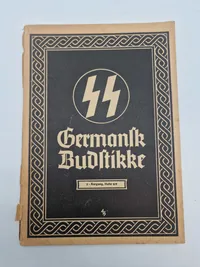 Originalt eksemplar af Germanske Budstikke - på dansk