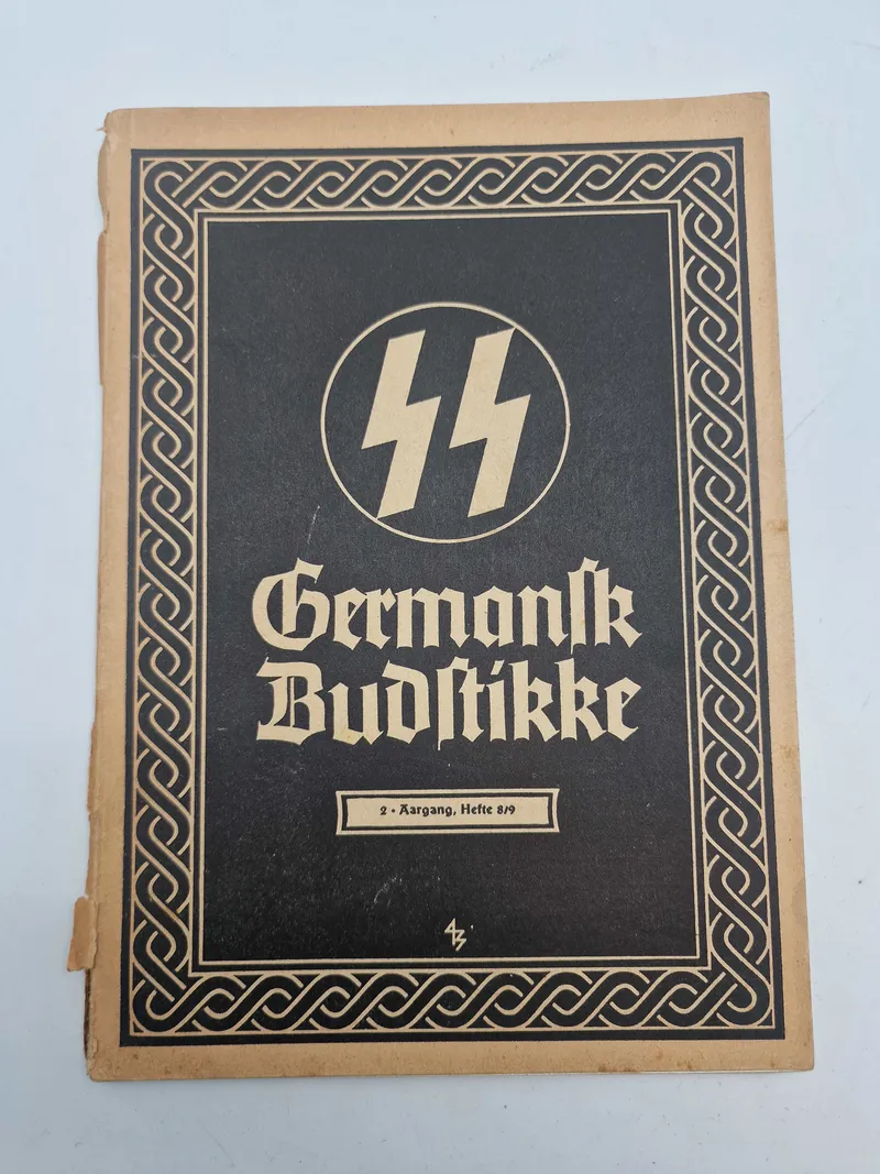 Originalt eksemplar af Germanske Budstikke - på dansk