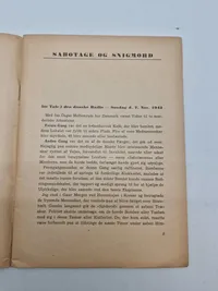 Originalt hæfte - Ejner Krenchel (Sabotage og snigmord)