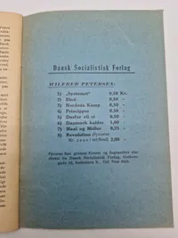 Originalt dansk hæfte - Rene folk med rene hænder - omhandlende bl.a. Fritz Clausen