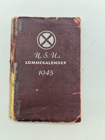 Sjælden original NSU lommekalender fra 1945