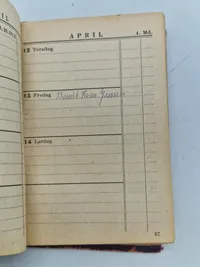 Sjælden original NSU lommekalender fra 1945